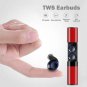 TWS Bluetooth 4.2Wireless Headphones Twins Mini Headset In-Ear Earphone Earbuds Red