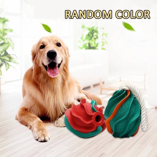 Pet Dog Ball Rubber molar Toy Dog chewing toy Dogs Play Toy Interactive Dog Toy