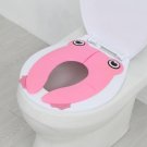 Portable Travel Potty Training Seat for Kids Folding with Carry Bag Pink