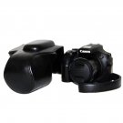 FB Leather Protective Camera Case for Canon SX60 Camera Shoulder Bag Black