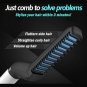 Quick Beard Straightener Multifunctional Hair Comb Curling Curler Show Cap Men US Plug