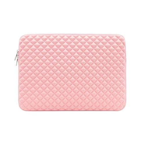 Diamond pattern Laptop Notebook Sleeve Case Bag Cover Case For Laptop 13'' Pink