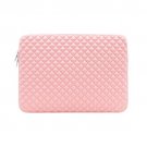 Diamond pattern Laptop Notebook Sleeve Case Bag Cover Case For Laptop 13'' Pink