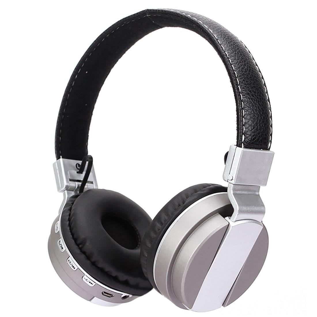 Headset Computer Headset High Quality Folding Stereo Bluetooth Headset B29 Silver