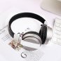 Headset Computer Headset High Quality Folding Stereo Bluetooth Headset B29 Silver