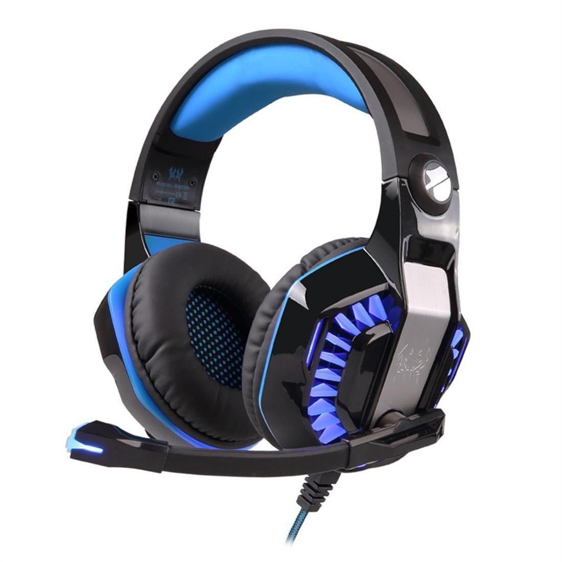 G2000 Lightweight Gaming Headset LED Headband Luminous Gamer Headphones