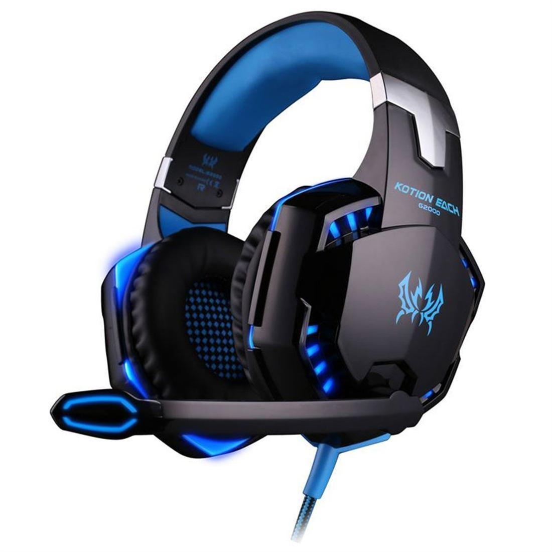 G2000 Lightweight Ergonomic Design Gaming Headset Luminous Headphones With Mic