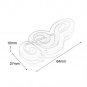 PVC Music Note USB2.0 U Disk Pendrive USB External Memory Stick Pen Drive
