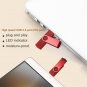 2 In 1 OTG USB2.0 Flash Drive Memory Stick USB Portable Storage Pendrives