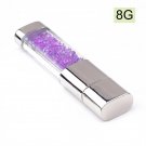 Fashion USB2.0 Crystal U-Disk Waterproof 8G USB Flash Drive Portable Pen Drive