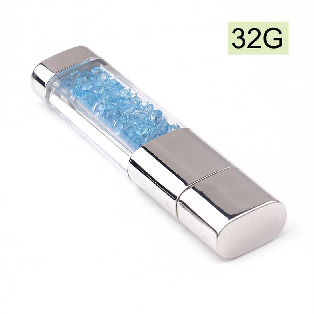 Stylish Waterproof Rhinestones U-Disk USB2.0 32GB USB Flash Drive Pen Drive