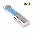 Stylish Waterproof Rhinestones U-Disk USB2.0 32GB USB Flash Drive Pen Drive