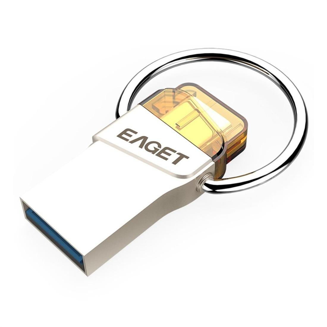 EAGET CU66 Type-C USB 3.0 OTG Flash Drive Mini Pendrive Dual Purpose U-Disk