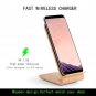 A8 Fast Wireless Charger Double Coils Design Qi Quick Charging Stand Pad