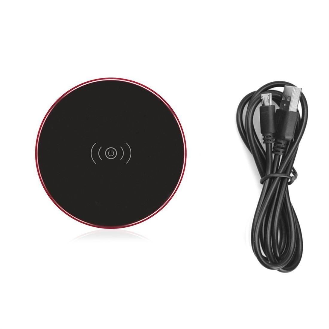 MOXO N8 Round Smart Fast Wireless Charger with Smart Chip & Anti-Slip Feet Pad