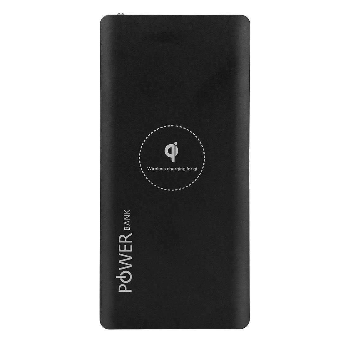 CHENSHENGYUE Wireless Charging Pad Wireless Charger Qi Standard 10000mAh Power Bank Black