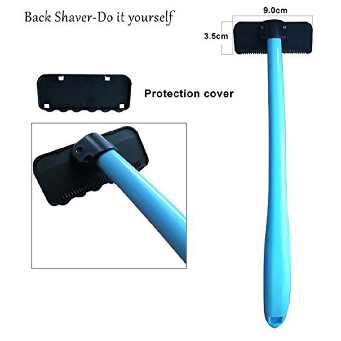 Manual Back Hair Shaver Long Handle Pain-Free Hair Remover for Body Hair Care
