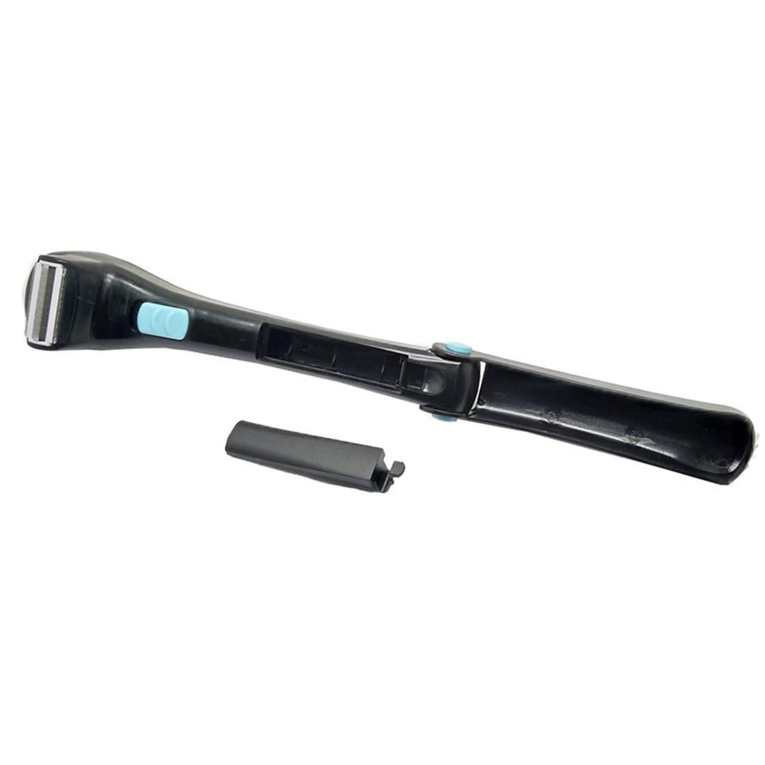 Electric Back Hair Shaver 180 Degrees Foldable Long Handle Hair Remover Razor