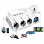 120W Car 2 USB Charger Cigarette Lighter Power Supply Adapter YC-401A New