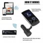 Wireless In-Car Bluetooth FM Transmitter Radio Adapter Car Kit USB Car Charger