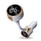 SR08 Compact Car MP3 Audio Player Bluetooth FM Transmitter Modulator Car Kit