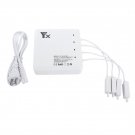 Dual USB + 4 Battery Ports Battery Balance Charger Hub For DJI MAVIC AIR