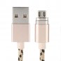 1M Alloy USB 2.0 to Magnetic 5 Pin Micro Data Charging Nylon Braid Cable High-speed for Samsung