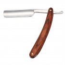 Antique Men's Straight Cut Carbon Steel Folding Razor Retro Barber Beard  Shaving  Handle Male