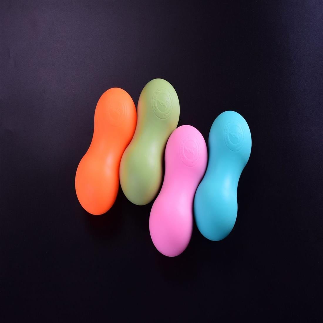 4 Pcs Silicone fascia ball double ball peanut ball yoga ball press grinding ball muscle relax ball