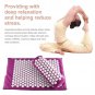 Body Head Foot Neck Massager Cushion Mat Set Acupressure Relieve Stress Pain