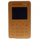EVERTONES ET-106I Mini Ultra Slim Touch Screen Mobile Phone Card Size without memory card