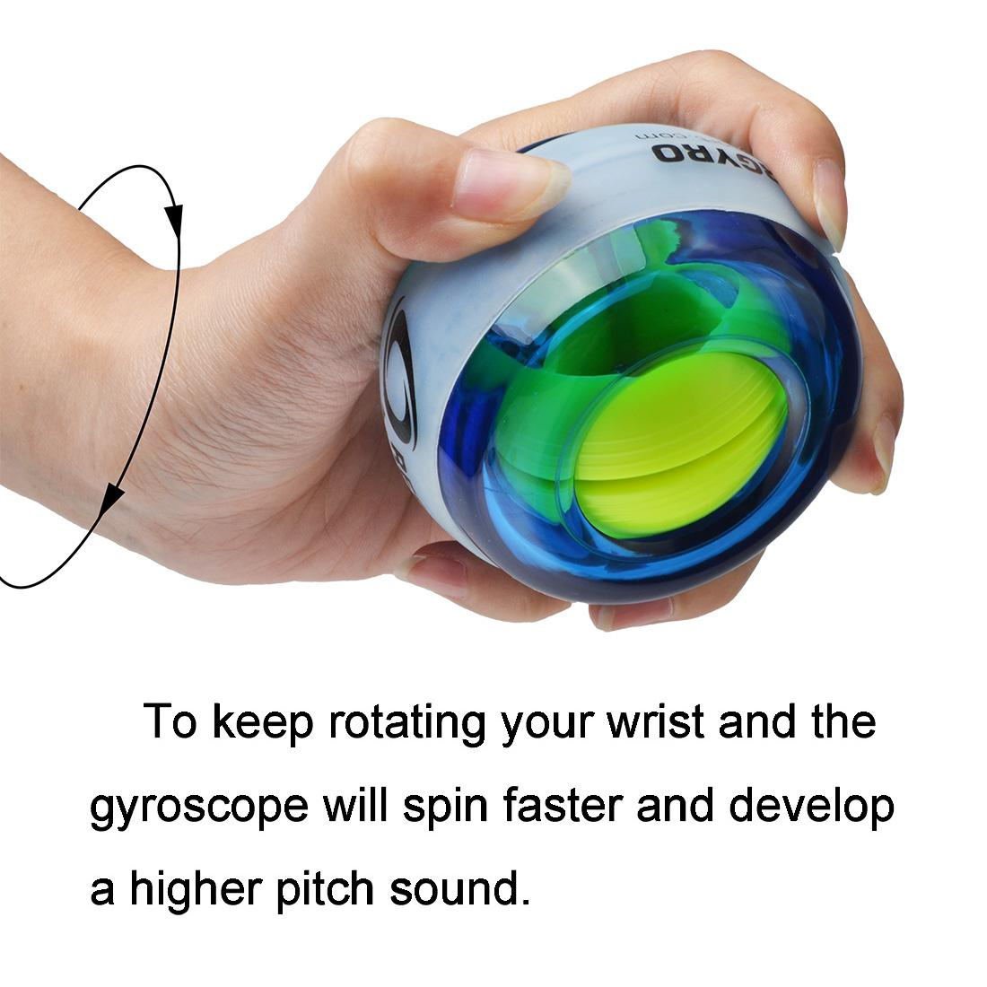 Wrist Trainer LED Wrist Ball Powerball Hand Spinner Gyroscopic Ball Arm
