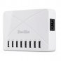 Doolike DL-CDA15 Eight USB Ports Charging Power Strip Surge Protector Quick Charge White