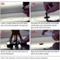 Car Body Paintless Dent Repair Tools Dent Puller Tabs 8Pcs Aluminum Glue Tabs