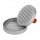 Kitchen Supply Burger Press Aluminium Alloy DIY Meat Press Wooden Handle