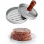 Kitchen Supply Burger Press Aluminium Alloy DIY Meat Press Wooden Handle