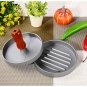 Kitchen Supply Burger Press Aluminium Alloy DIY Meat Press Wooden Handle