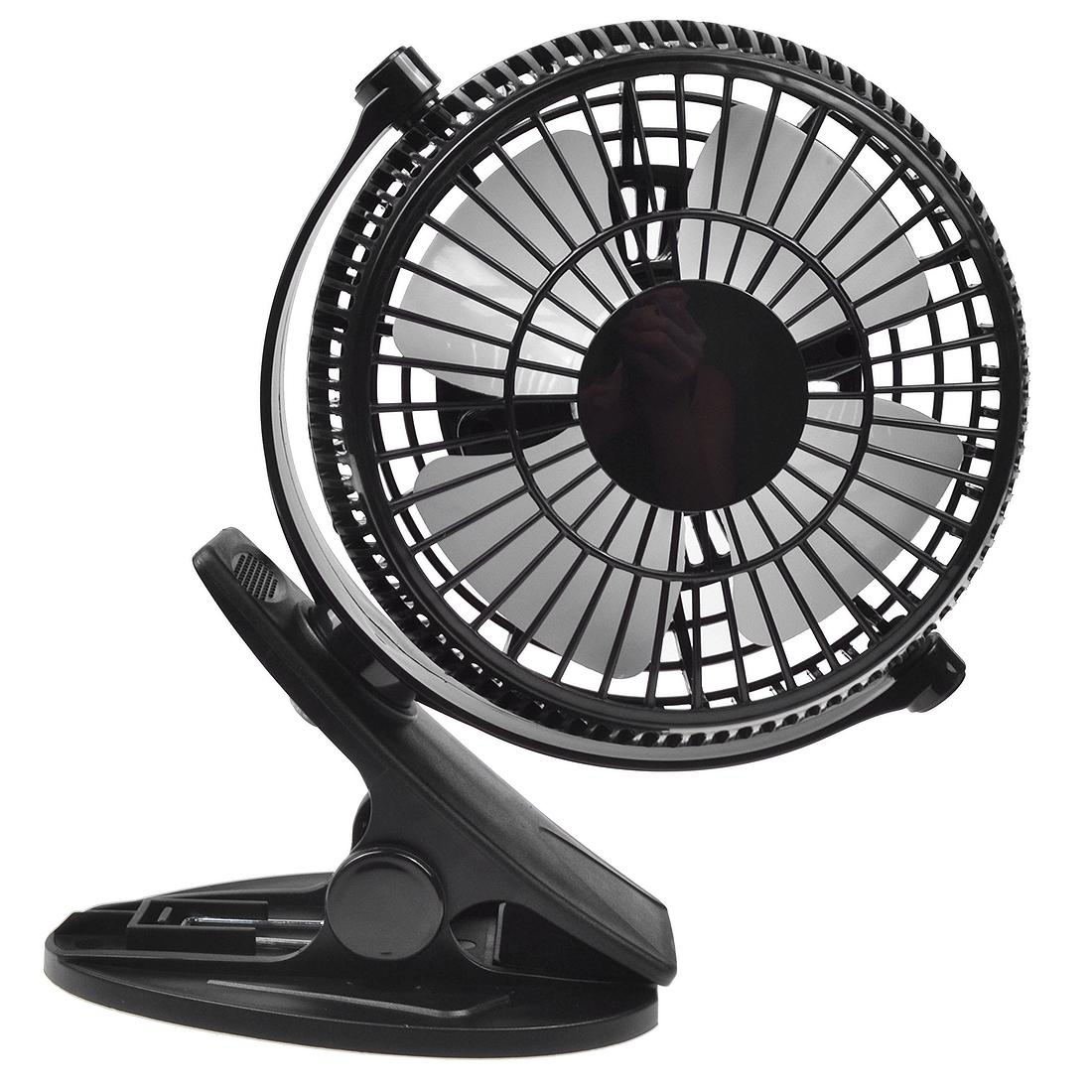 Lileng 835 Desktop Fan For Chlidren Chargeable Fan Clip Base 2 Speeds Mini Portable Fan