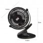 Lileng 835 Desktop Fan For Chlidren Chargeable Fan Clip Base 2 Speeds Mini Portable Fan
