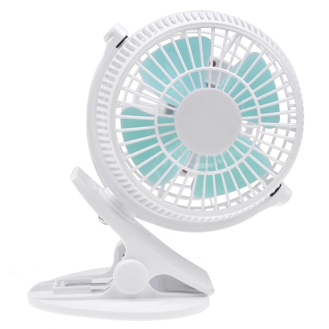 Lileng 835 Desktop Fan For Chlidren Chargeable Fan Clip Base 2 Speeds Mini Portable Fan