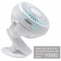 Lileng 835 Desktop Fan For Chlidren Chargeable Fan Clip Base 2 Speeds Mini Portable Fan