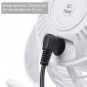 Lileng 835 Desktop Fan For Chlidren Chargeable Fan Clip Base 2 Speeds Mini Portable Fan