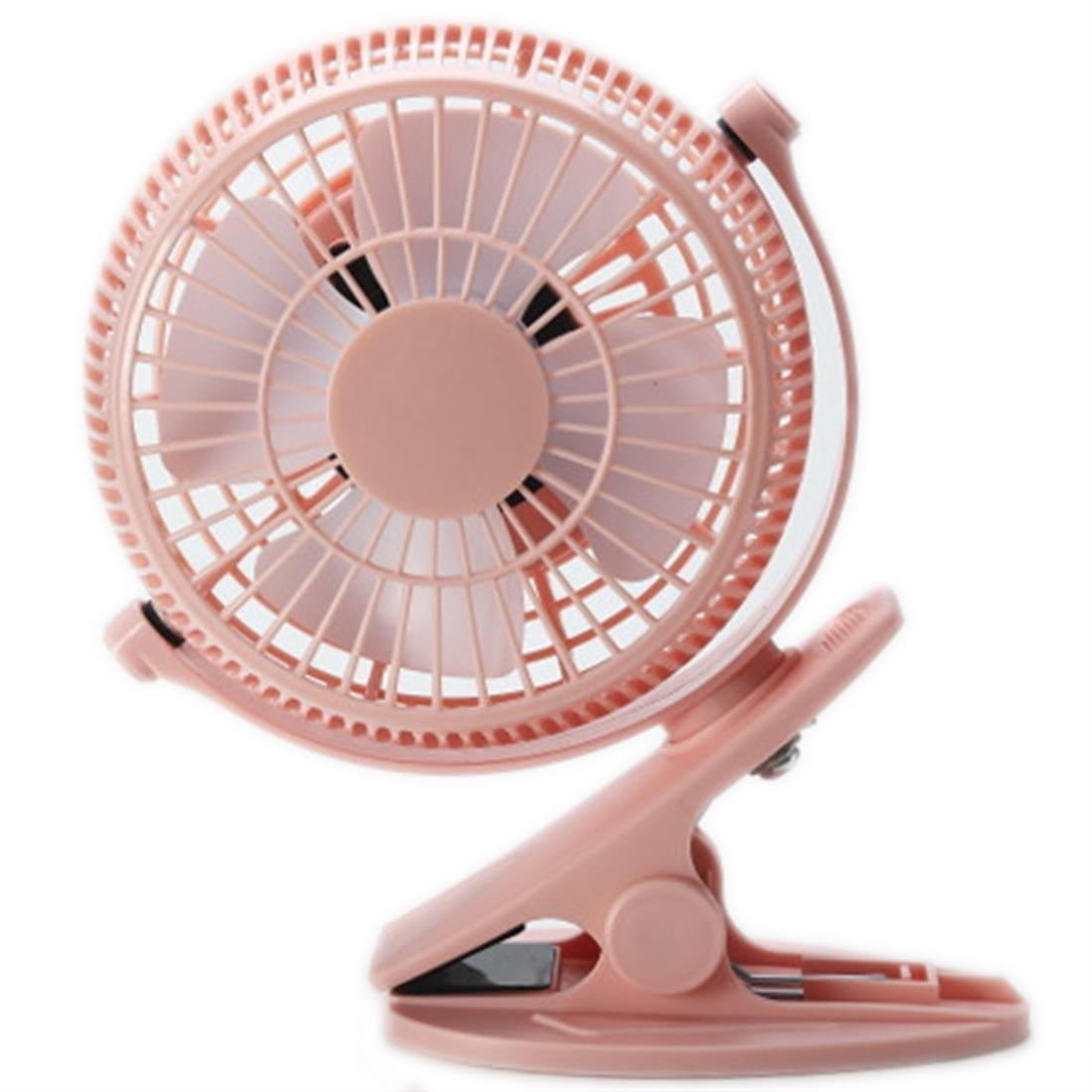 Lileng 835 Desktop Fan For Chlidren Chargeable Fan Clip Base 2 Speeds Mini Portable Fan