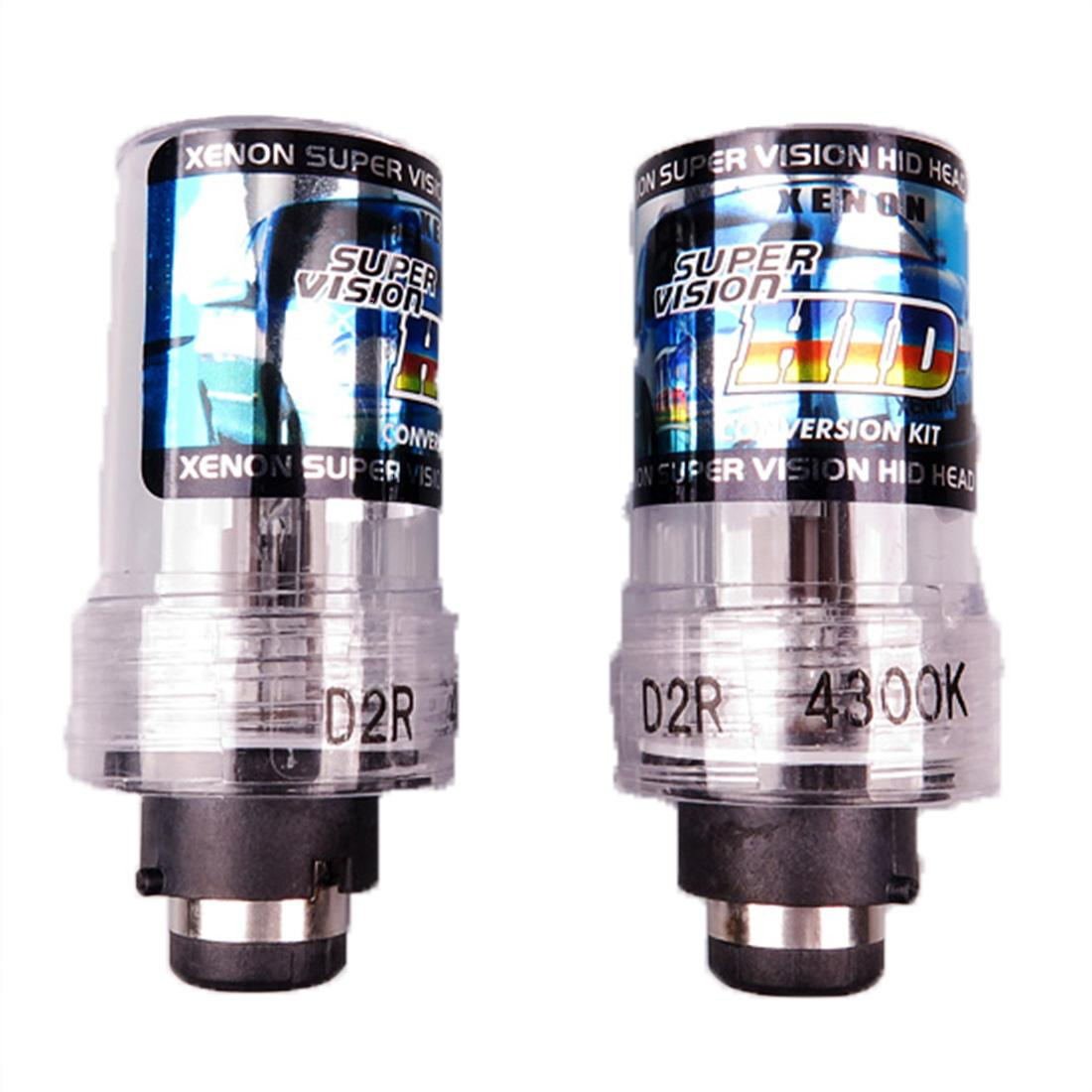 Lousunhid Car Accessory HID Xenon Headlamp Headlight 2 Lamp In 1 Pack D2R-6000K-35W