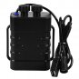 Waterproof Outdoor Large Capacity Battery Case Cell Box Box For 18650 Battery With 6 Batteries Black