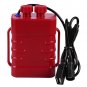 Waterproof Outdoor Large Capacity Battery Case Cell Box Box For 18650 Battery With 6 Batteries Red