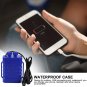 Waterproof Outdoor Large Capacity Battery Case Cell Box Box For 18650 Battery With 6 Batteries Blue
