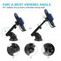 C8 Wireless Car Charger Mount Infrared Auto Clamp Phone Holder Phone Stand Black&Blue