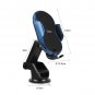 C8 Wireless Car Charger Mount Infrared Auto Clamp Phone Holder Phone Stand Black&Blue