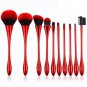 10 sets small waist set tall cup powder paint tools set red 10 sets